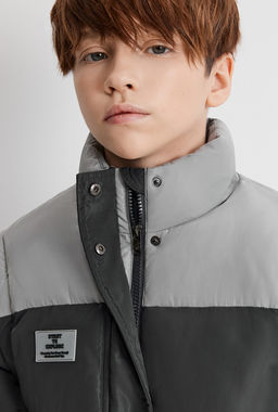 ACOOLA / Утеплённая куртка со съёмными рукавами для мальчиков  фото 5