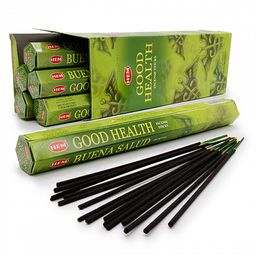 Благовония HEM GOOD HEALTH Пожелания здоровья Лимон Шалфей Мята Пачули уп-6шт