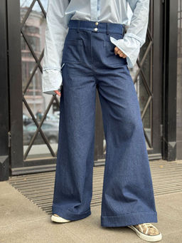 Брюки AURA 4173-176 темно-синий деним