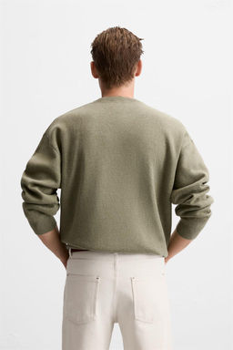 TEXTURED COTTON SWEATER - Zara фото 3