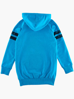 Толстовка для девочки с принтом UD 0440 голубой - Mini maxi фото 8
