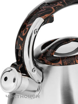 Чайник для плиты 3,7л нержавеющая сталь НМ 5587 со свистком