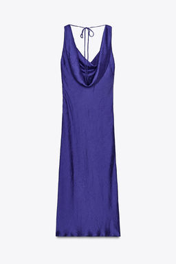 MIDI CAMISOLE DRESS WITH HARDWARE - Zara фото 8