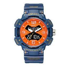 Часы наручные Smael электронные SM8076blue-orange