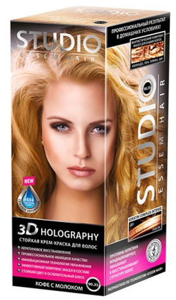 Студио Профешнл 3D Holography Крем-Краска д/в 90.35 Кофе с Молоком (50/50/15 мл).6/03265