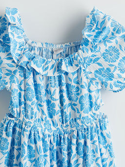 ?i?ekli K?z ?ocuk Elbise