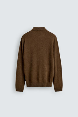 KNIT WOOL - ALPACA ORIGINS OVERSHIRT - Zara фото 8