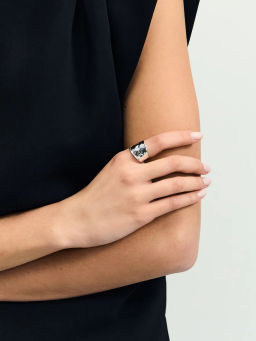 Кольцо с мятой фактурой / Zarina  фото 3