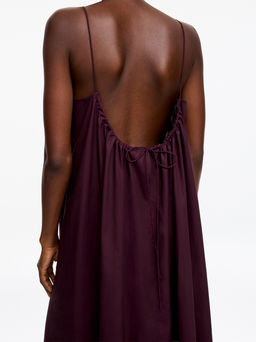 Vestido de playa de algod?n y lyocell