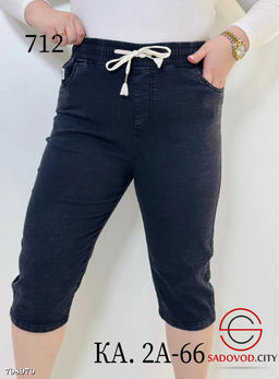 Бриджи из хлопка на резинке