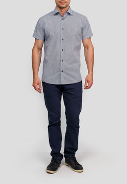 Сорочка мужская короткий рукав GREG 213/109/931/ZS/1  фото 3