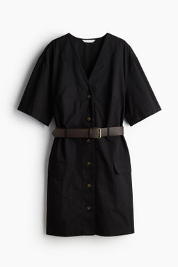 Vestido cargo con cintur?n