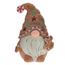 Фигурка декоративная с подсветкой "Гном", L10,5 W6,5 H16 см (LR44 2 шт)