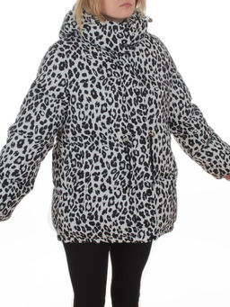 SJ 2251 WHITE/LEOPARD Куртка зимняя женская (200 гр. холлофайбер) - Fashion фото 6