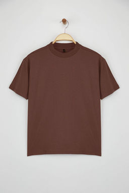 Siyah-Beyaz-Lacivert 3Lu Paket %100 Pamuk Regular/Normal Kal?p Dik Yaka Orme T-Shirt TWOAW26TS00007 - Trendyolmilla фото 17