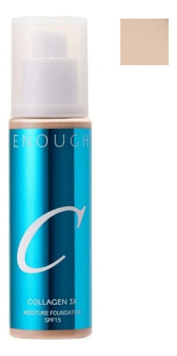 Enough Collagen 3X Moisture Foundation SPF 15 #N20, 100ml -Тональная основа для лица с коллагеном SPF 15 #N20