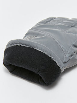 Yaz? Bask?l? Erkek ?ocuk Kal?n Eldiven - Waikiki фото 3