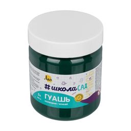 Краска гуашь Лео ШколаСад группа 4 в баночке LG-500 500 мл 2 шт. 606 изумрудная/ emerald