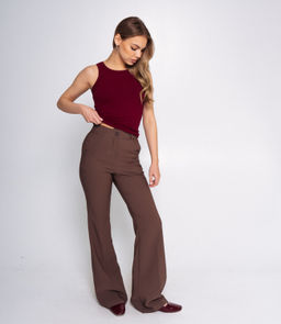 Майка #ОКТ1648, бордовый - Dommod фото 4