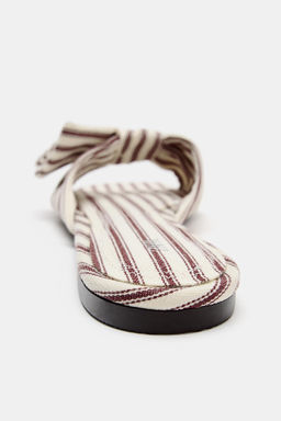 SANDALIA PLANA RAYAS / Multicolor - Zara фото 5