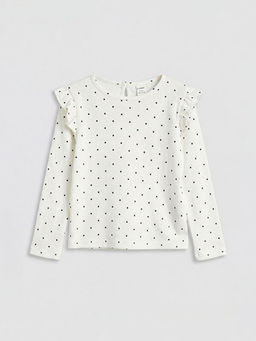 Puantiyeli K?z ?ocuk 3l? Tak?m