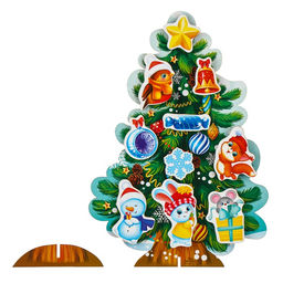 Головоломка. Липучки Наряди ёлочку - Лесная мастерская фото 8