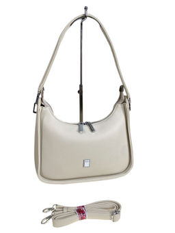 Женская сумка из искусственной кожи, цвет молочный