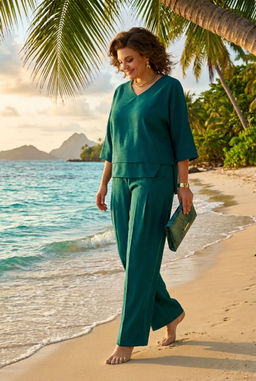 Костюм Liliana 1526 морская волна  фото 6