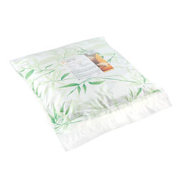 Подушка для сна 60х60см "Бамбук", "Оптима" силиконизированное волокно высшего сорта, полиэстер 100%, вес 0,8кг, чехол - тик 90г/м2, несъемный, внутренний чехол нетканное полотно (полиэстер 100%), упаковка п/э пресс, "Домашняя мода" (Россия)