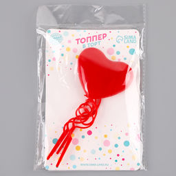 Набор для украшения Сердца, цвет красный - Страна карнавалия фото 5
