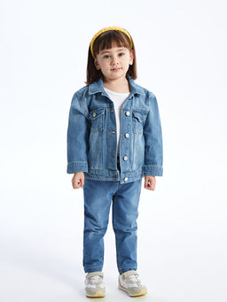 Beli Lastikli Basic K?z Bebek Jean Pantolon - Waikiki фото 2