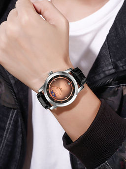 Часы наручные Skmei мужские кварцевые 9300silver-rose-gold