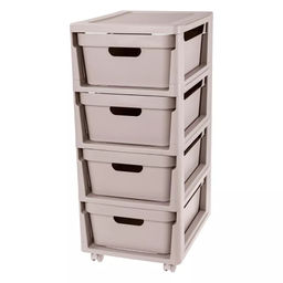 Комод на колесиках LUXE, 4 ящика, 300*385*690 мм арт. С32467