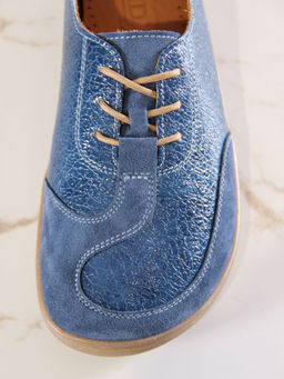 Кеды EDART 188.natabr.Синий наплак+синяя замша - Ed'art фото 2