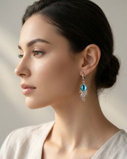 Стильные серьги