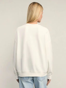 Свитшот оверсайз с принтом / Zarina фото 5