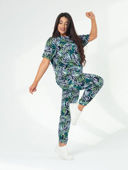 Костюм женский кулирка с брюками САВАННА ПАЛЬМА