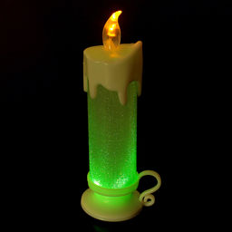 Цена за 12 шт. Свеча светодиодная Подсвечник, переливается разными цветами, цвет белый - Simaland фото 2