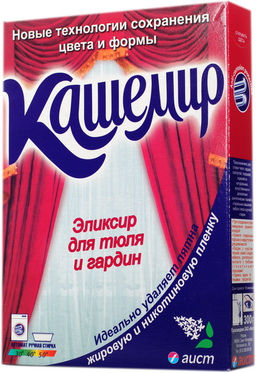 АИСТ Стиральный порошок Кашемир "Эликсир для тюля и гардин" кар/п (300г).20