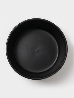 Набор салатников Доляна «Гранит», 4 шт., 800 мл, 14.5×7 см, керамика, чёрный