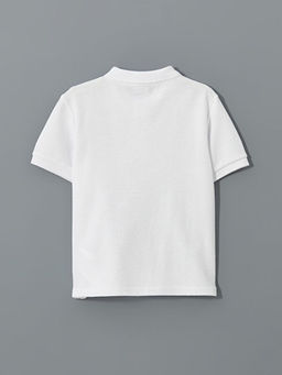 Polo Yaka Dokulu Erkek ?ocuk Ti??rt - Waikiki фото 3