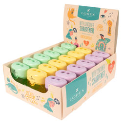 Точилка LOREX CAPSULE BOYS TEARS с контейнером