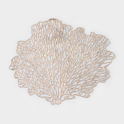 Салфетки сервировочные на стол Доляна «Кораллы», 4 шт., 48×39 см, золотые