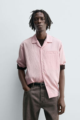 STRIPED FLOWING SHIRT - Zara фото 2