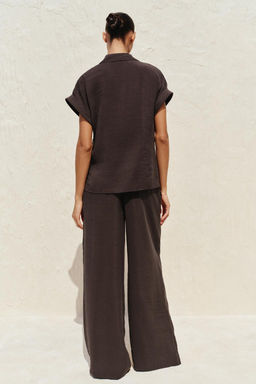 FRONT KNOT SHIRT - Zara фото 4