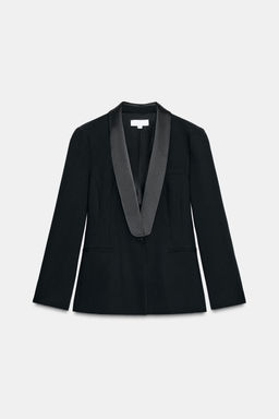 TAILORED TUXEDO BLAZER - Zara фото 6