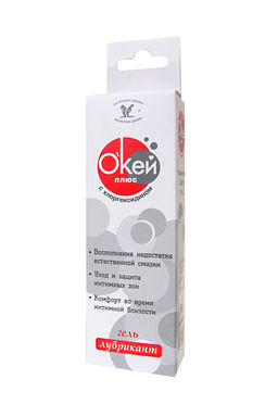 Гель-лубрикант Окей плюс с хлоргексидином, 50 г