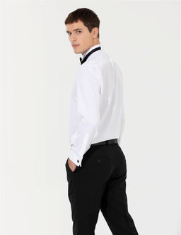 Beyaz Slim Fit Smokin G_mlek - Pierre cardin фото 5