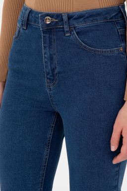 Брюки джинсовые женские U.S. Polo Assn хлопок с эластаном синие  фото 5