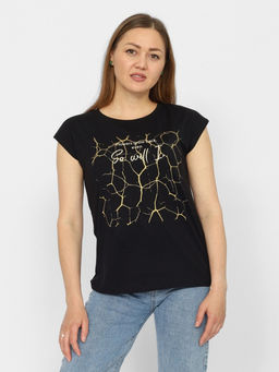 CRB wear/CSSW 60263-22 Футболка женская,черный/Ex.Cherubino